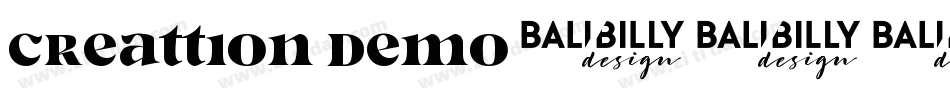Creattion Demo字体转换